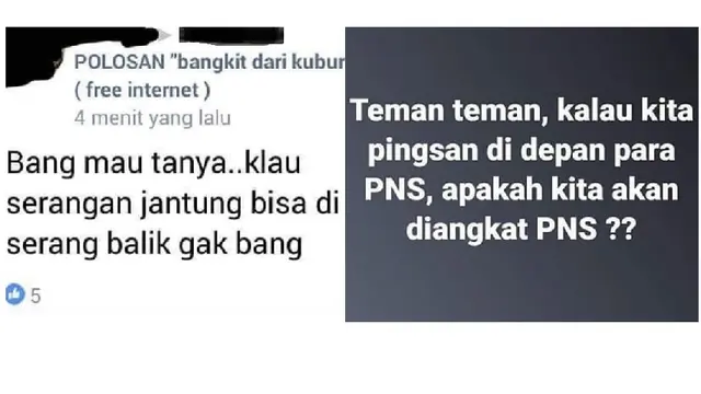 Kumpulan Pertanyaan Konyol di Medsos, Antara Bikin Bingung Sekaligus Ngakak