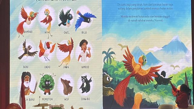 Karakter di Buku Cerita Sampari Seri Kedua