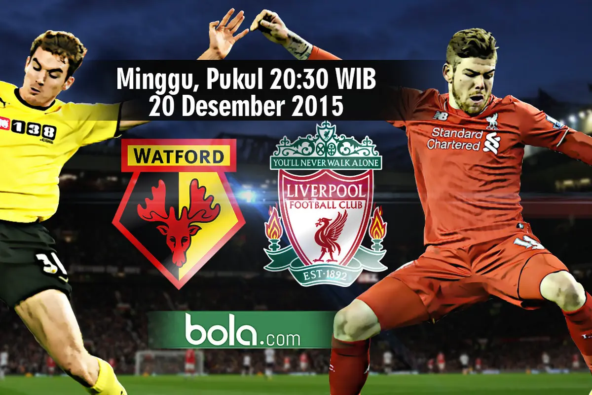 Watford vs Liverpool (Bola.com/Samsul Hadi)