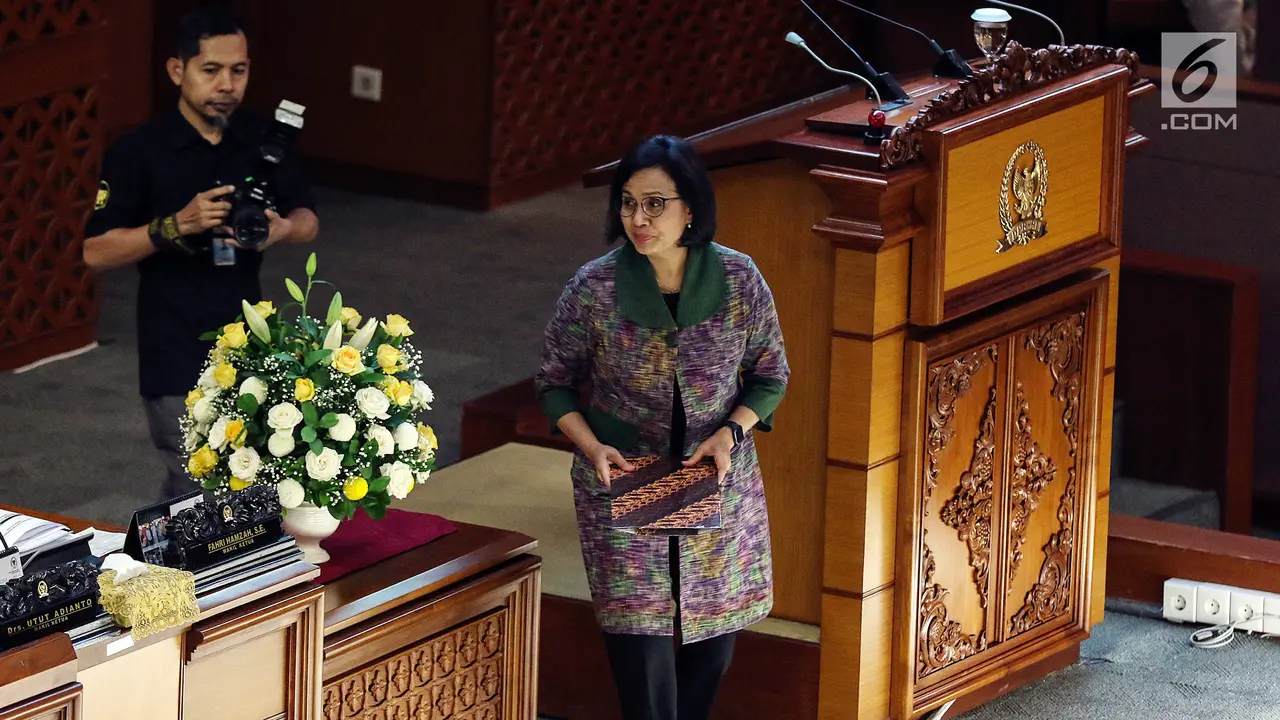 Sri Mulyani Tanggapi Pandangan DPR soal RUU APBN 2018