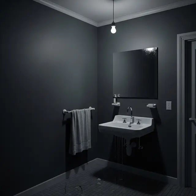 Warna cat kamar mandi yang harus dihindari (Image by Gemini AI)