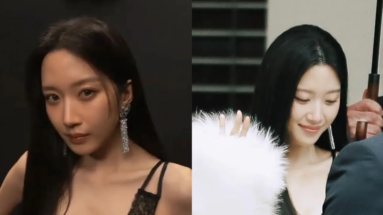 Moon Ga Young saat di Milan Fashion Week