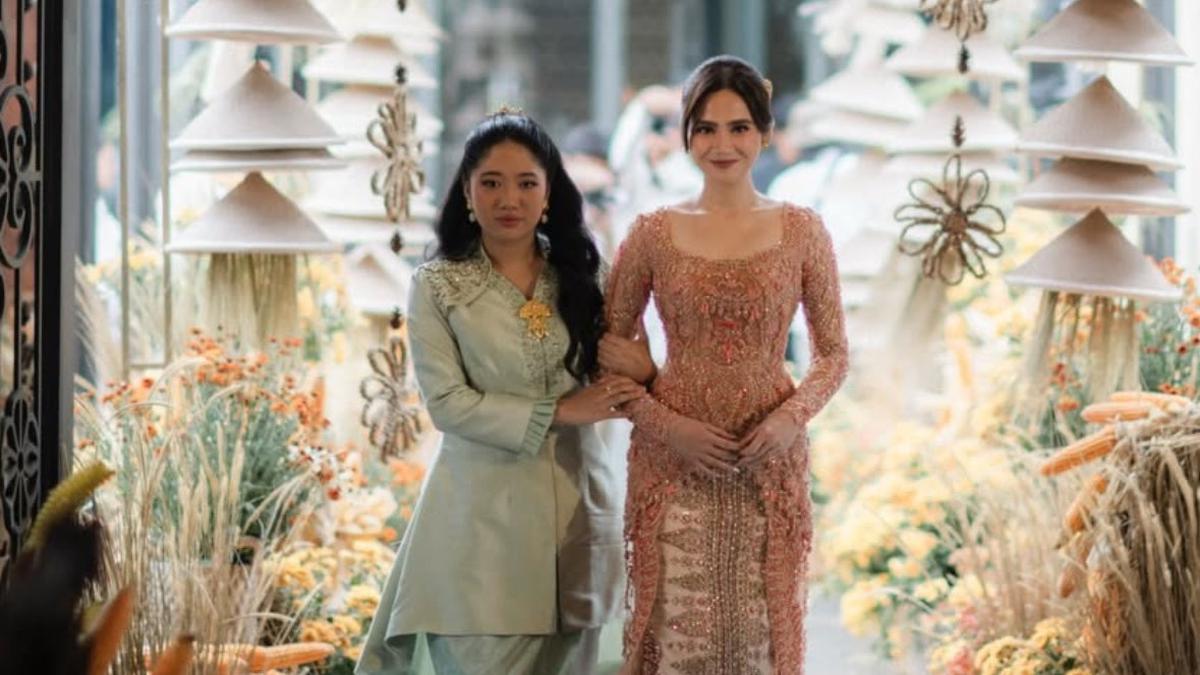Penampilan Sherina Hadju, Adik Syifa Hadju Kenakan Busana Hijau Mint saat Lamaran sang Kakak