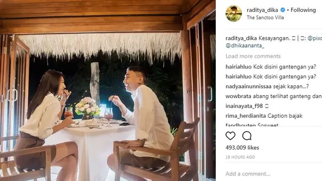 Raditya Dika dan Anissa Aziza