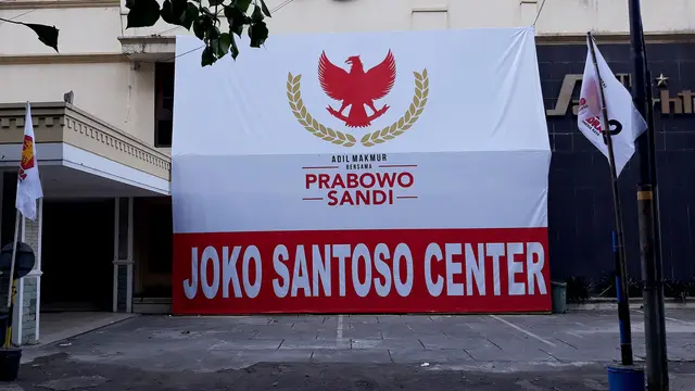 Posko BPN Prabowo-Sandi Berdampingan dengan Markobar