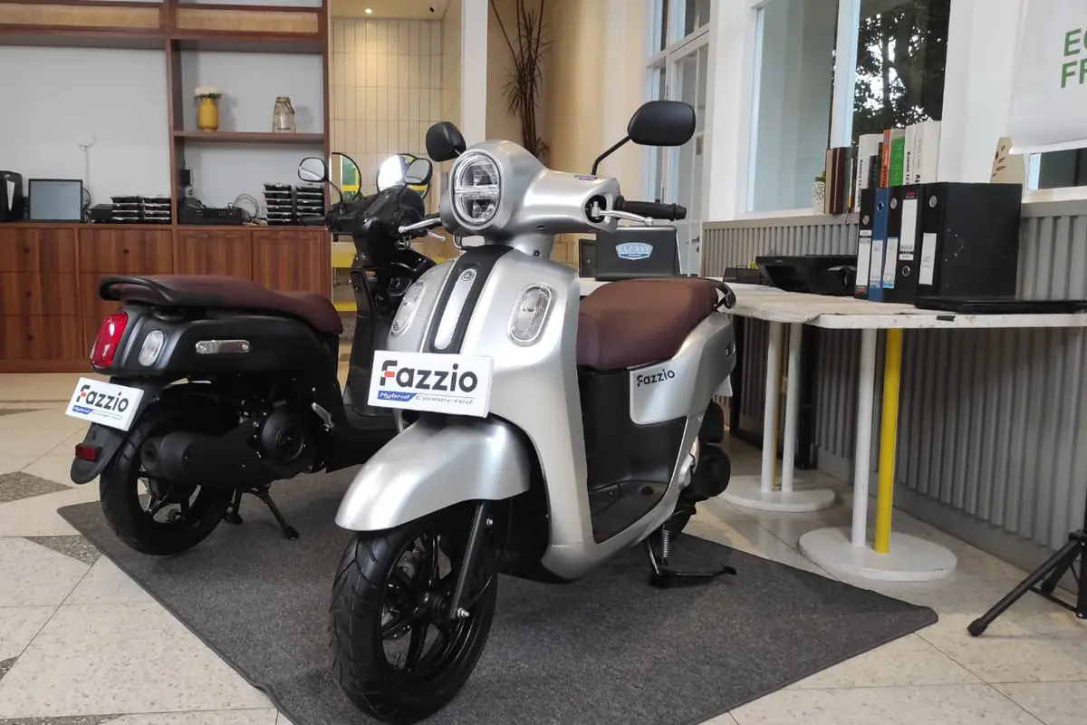Melihat Lebih dekat Yamaha Fazzio Hybrid-Connected (Arief A/Liputan6.com)