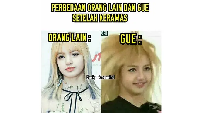 Lalisa, rambutmu kenapa?