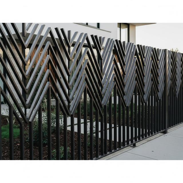 Model Pagar Besi Minimalis Anti Maling dan Anti Ular (Image by Gemini AI)