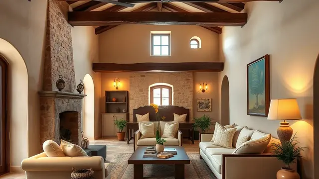 desain dekor rumah rustic (ilustrasi by qwen.ai)