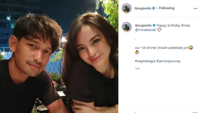 Ibnu Jamil - Ririn Ekawati (Foto: Instagram/@ibnujamilo)