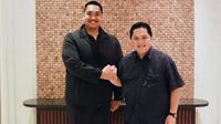 Menpora RI, Dito Ariotedjo bersama Ketua PSSI, Erick Thohir. (Bola.com/Dok.Instagram Erick Thohir).