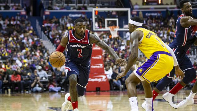 Aksi John Wall memimpin Wizards kalahkan Lakers