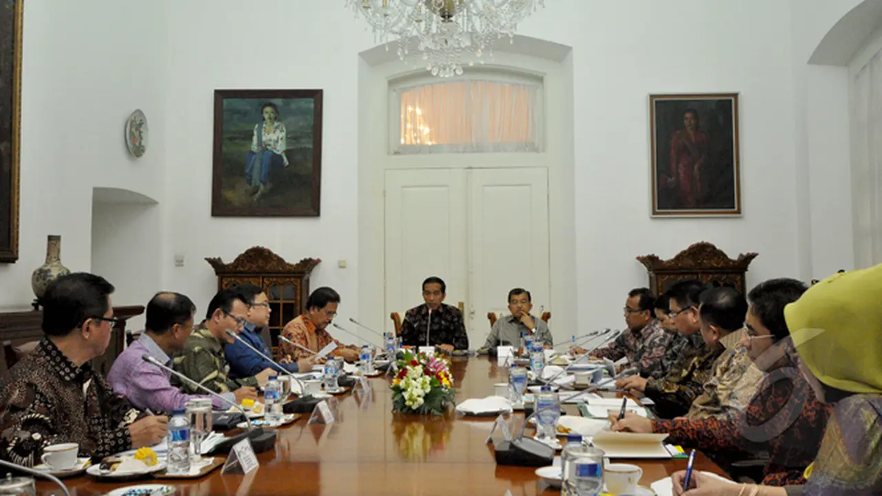Presiden Jokowi Rapat Bareng Pimpinan BUMN di Istana Bogor