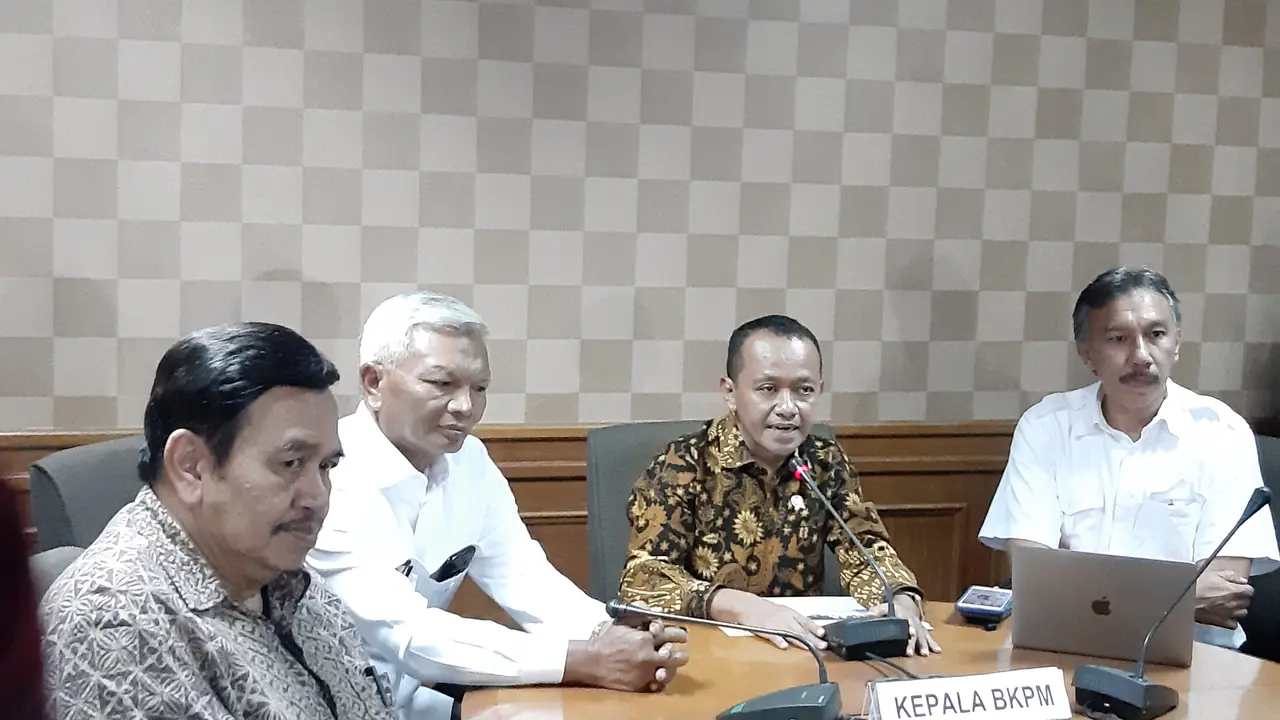Kepala Badan Koordinasi Penanaman Modal (BKPM) Bahlil Lahadalia. Liputan6.co,/Tomy