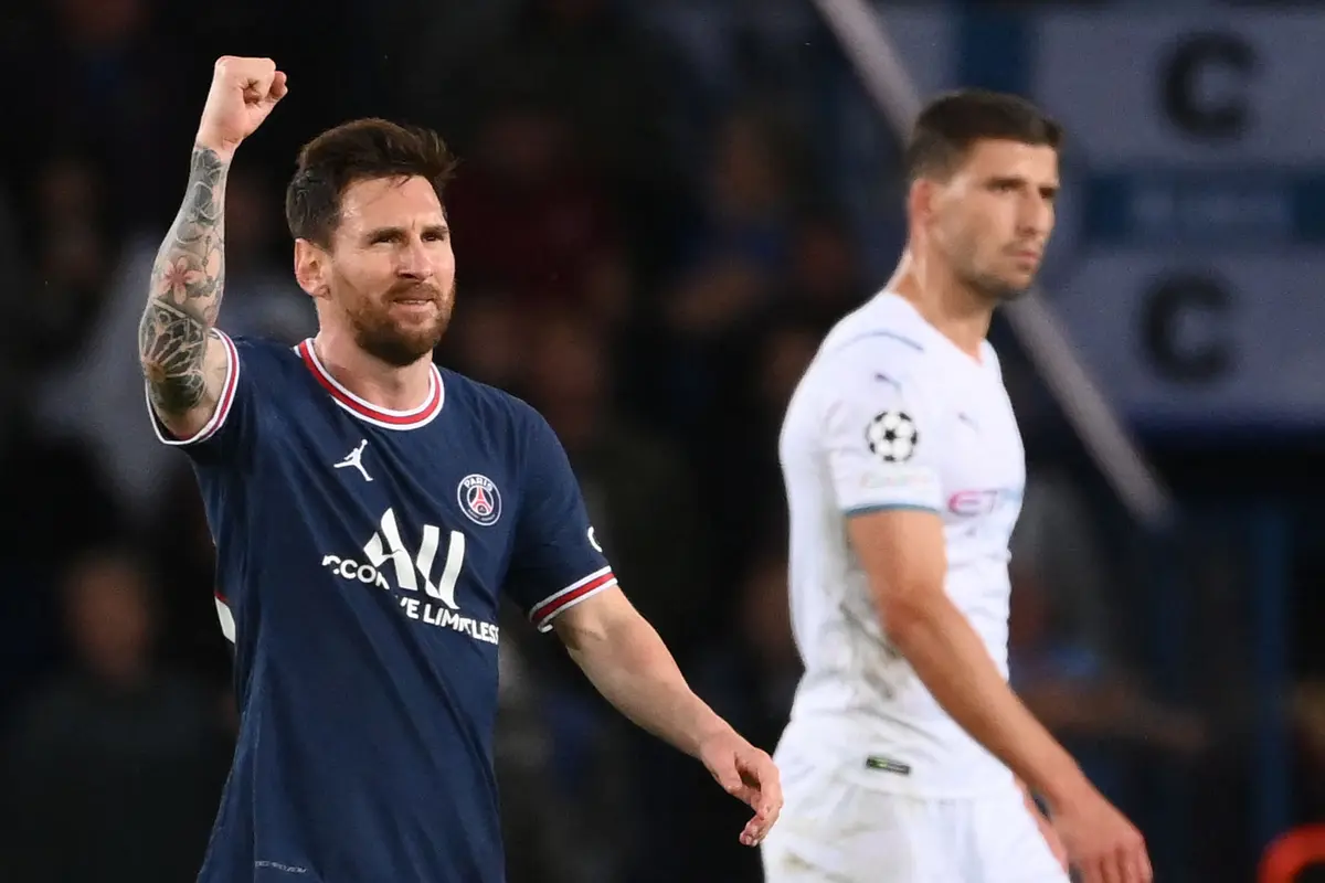 Foto: Messi Cetak Gol Debut, Liverpool Menang Besar, Real Madrid Tumbang Mengejutkan di Liga Champions 2021 / 2022