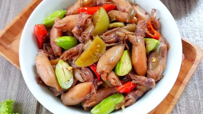 Resep Praktis Tumis Cumi Asin Pete