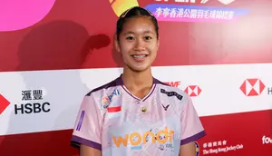 Tunggal putri Indonesia Putri Kusuma Wardani atau Putri KW lolos ke perempat final Hong Kong Open 2024 setelah Tai Tzu Ying dari Chinese Taipei mundur pada awal game pertama di Hong Kong Coliseum, Kamis (12/9). (foto: PP PBSI)