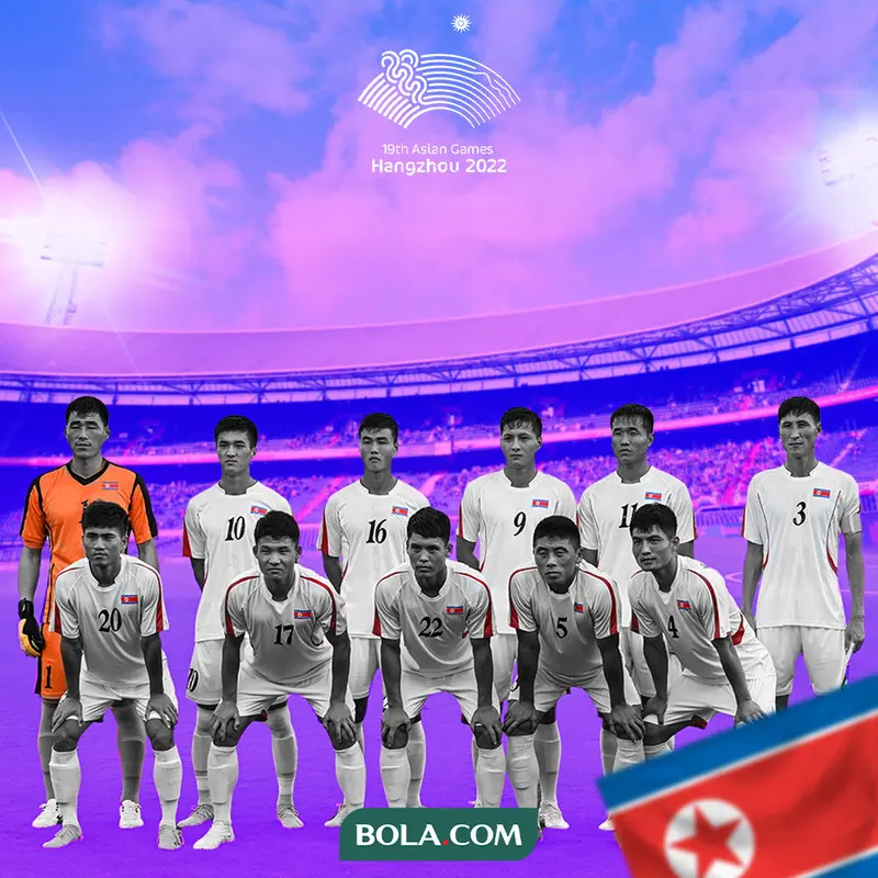 Asian Games - Ilustrasi Timnas Korea Utara U-24