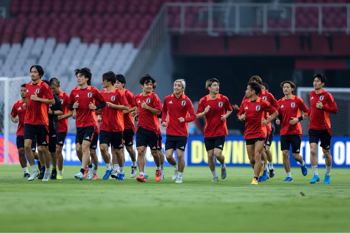 Timnas Jepang jajal rumput Stadion GBK