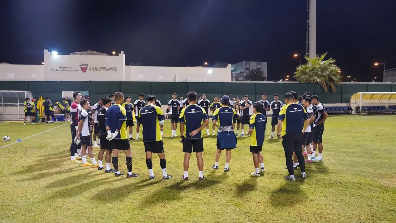 Latihan Timnas Indonesia