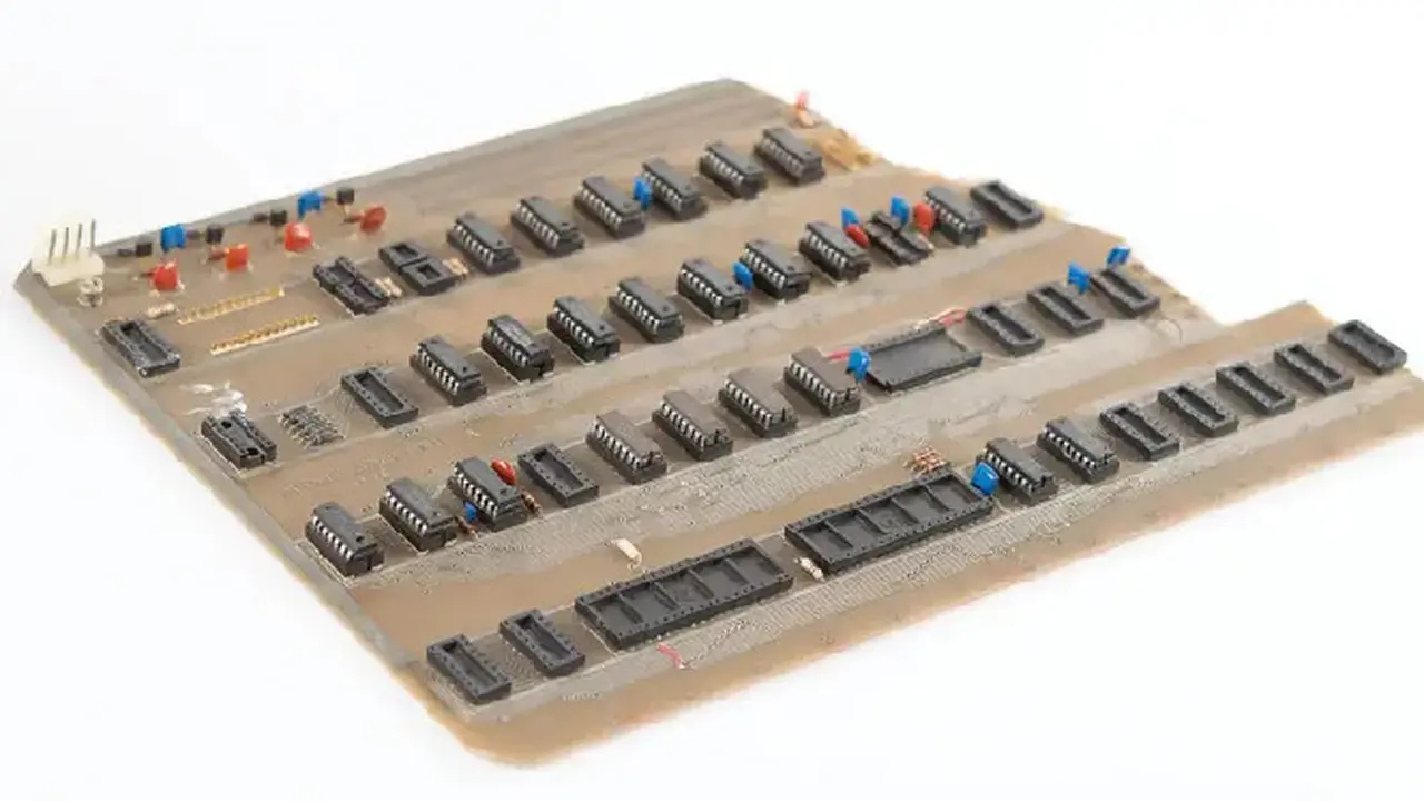 Prototipe Komputer Apple 1 Buatan Steve Jobs. Dok: RR Auction