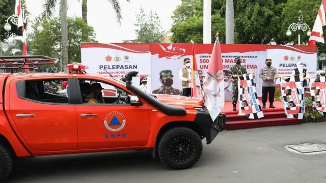 Gerakan Mobil Masker BNPB untuk Masyarakat