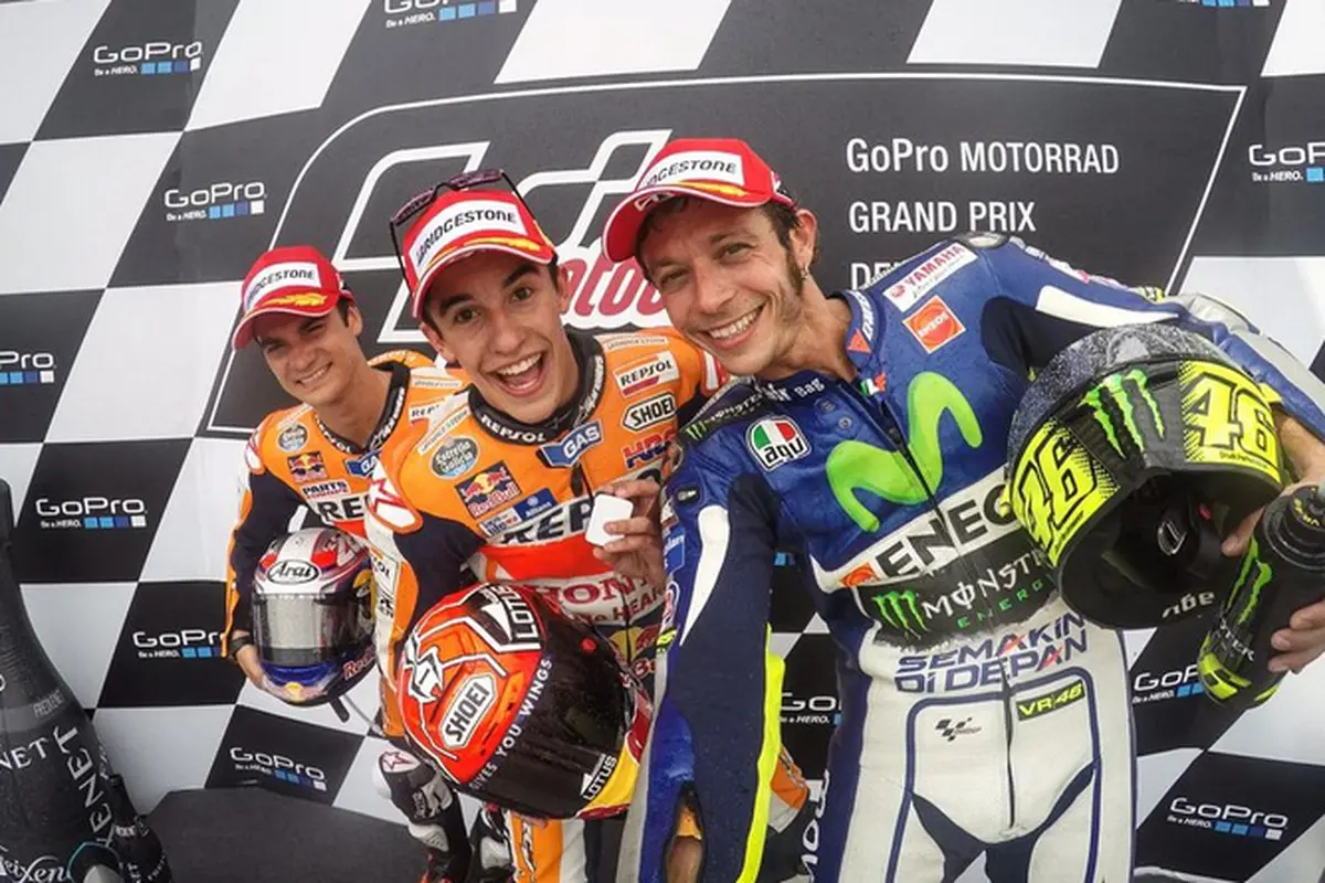 Valentino Rossi - Marc Marquez - Dani Pedrosa