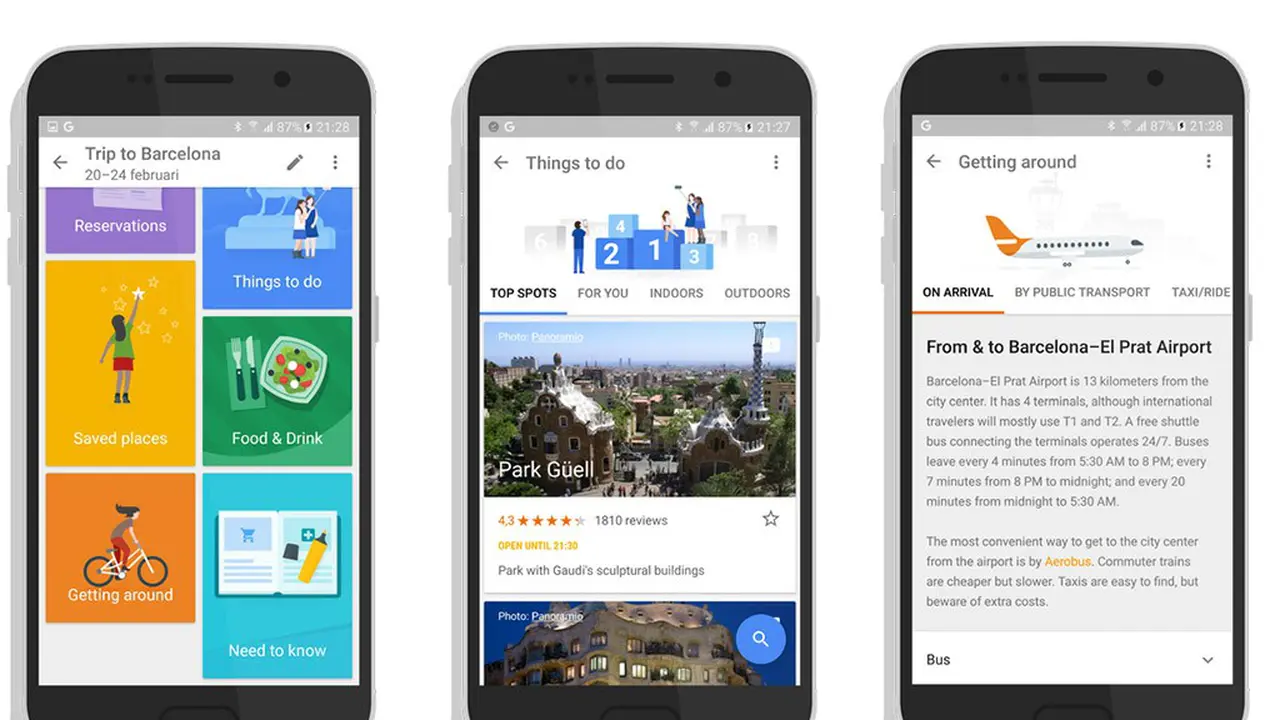 google trips