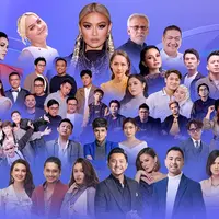 Deretan pengisi Malam Puncak HUT SCTV 32 XtraOrdinary pada Rabu, 24 Agustus 2022, mulai dari Agnez Mo, Iwan Fals, hingga Anne Marie. (Dok. SCTV)