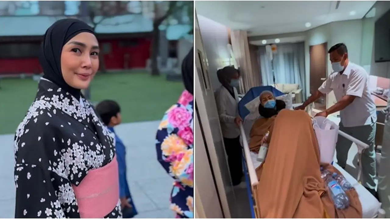 6 Potret Fenita Arie Sempat Dirawat di RS Usai Liburan di Jepang, Diagnosa Pneumonia