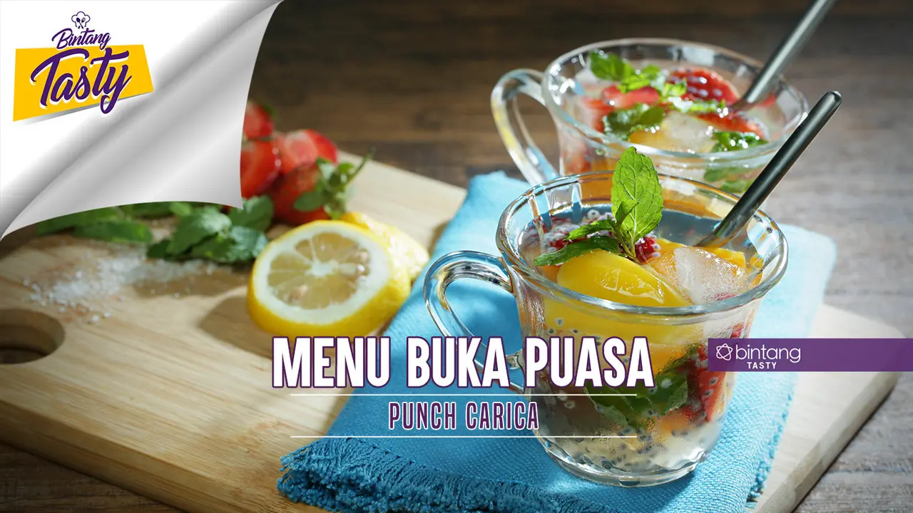 Menu Buka Puasa: Punch Carica. (Foto: Bambang E. Ros/Bintang.com Digital Imaging: M. Iqbal Nurfajri/Bintang.com)
