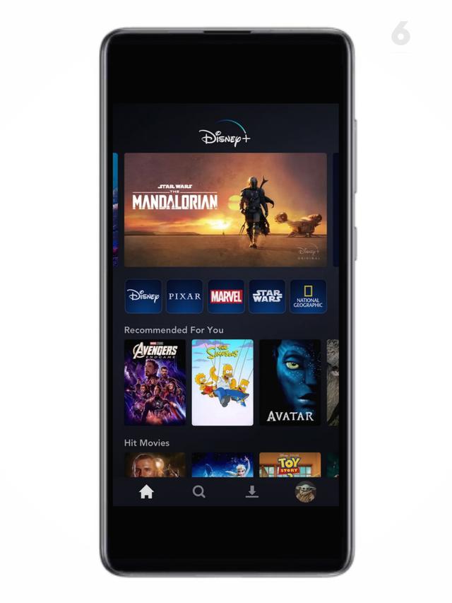 Ilustrasi Aplikasi Disney Plus Hotstar