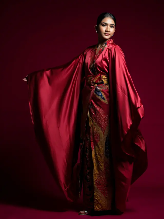 Model Baju Batik Kimono Terbaru
