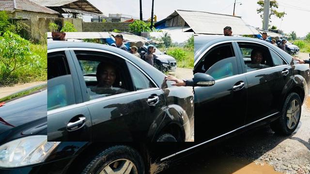 Ekspresi Jokowi dari Dalam Mobil Saat Melintasi Jalanan Rusak di Lampung Menjadi Sorotan. Begini Tanggapan Pakar Mikro Ekspresi, Kirdi Putra, Mengenai Ekspresi Jokowi (Foto: Laily Rachev - Biro Pers Sekretariat Presiden)