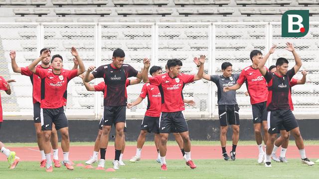 Latihan Timnas Indonesia U-22