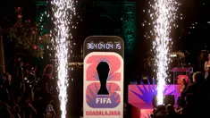 Jam hitung mundur untuk Piala Dunia 2026 diresmikan di Zapopan, Negara Bagian Jalisco, Meksiko, pada 11 Juni 2025. (Foto oleh AFP)