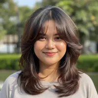 Model Potongan Rambut Wanita untuk Wajah Bulat 2026. (Foto: AI)