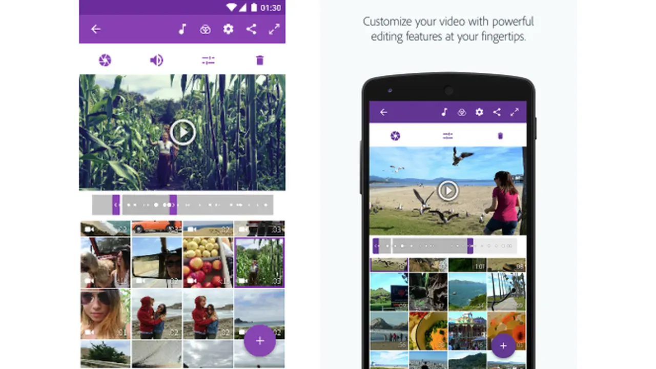 Screenshot Adobe Premeire Clip Android