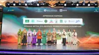 Indonesia Conference on Women and Sharia Community Empowerment (ICWSCE) x International Halal Lifestyle Conference (INHALIFE) 2025 dengan tema “Collaboration to Connect Muslim Women, Halal Businesses, and the Global Market", yang diselenggarakan di Jakarta International Expo (JIEXPO) Convention Center, (10/10). (Dok. Bank Indonesia)