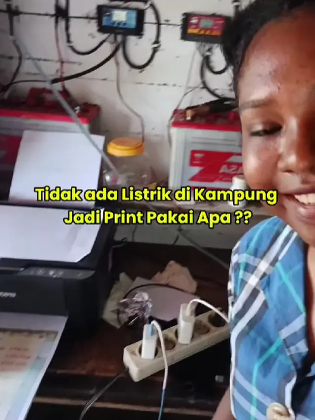 Christin Sirken, Guru dari Pedalaman di Papua yang Kreatif Ngeprint Pakai Tenaga Matahari