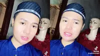 Popo Barbie diamankan pihak kepolisian usai video masturbasi dengan manekin viral di media sosial. Dirinya mengaku melakukan hal tersebut untuk melampiaskan rasa kesepiannya. (Sumber: TikTok @popobarbiegirl)