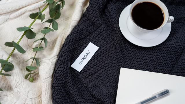 Ilustrasi hari Minggu, Sunday