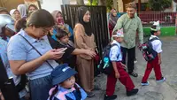 Antusias Siswa Baru Sambut Hari Pertama MPLS