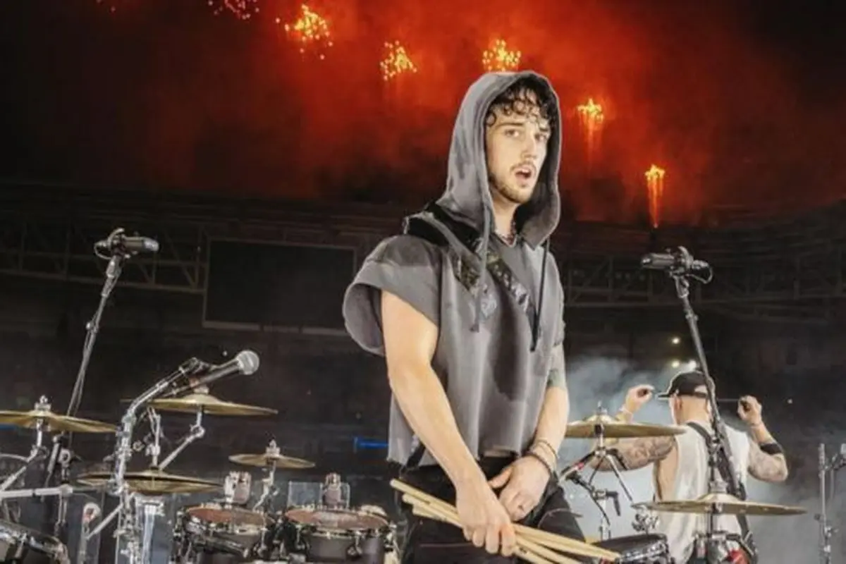 Profil collin brittain drummer baru linkin park. (credit:instagram.com/colinbrittain/mrjoehahn)