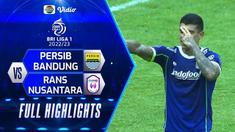 Berita Video, Highlights BRI Liga 1 2022/2023 antara Persib Bandung Vs RANS Nusantara pada Minggu (4/9/2022)