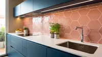 18 Model Ubin Backsplash Dapur yang Bikin Dapur Terlihat Mewah
