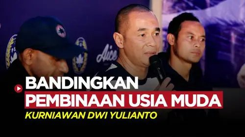 VIDEO: Kurniawan Dwi Yulianto Bandingkan Pembinaan Sepak Bola Usia Dini di Indonesia dengan di Como 1907