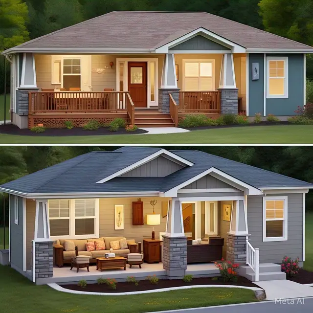 Desain Rumah Lantai 1 dengan Konsep Split Level