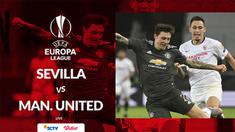 Berita motion grafis statitik Sevilla vs Manchester United pada semifinal Liga Europa, Snin (17/8/2020).