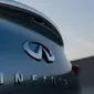 Logo Infiniti, merek mobil mewah milik Nissan.